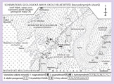 SCHEMATICK GEOLOGICK MAPA OKOL VELK BTEE (bez pokryvnch tvar)